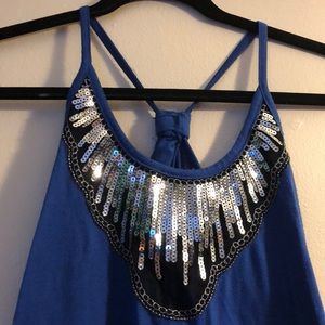 Dark Blue Tank Top